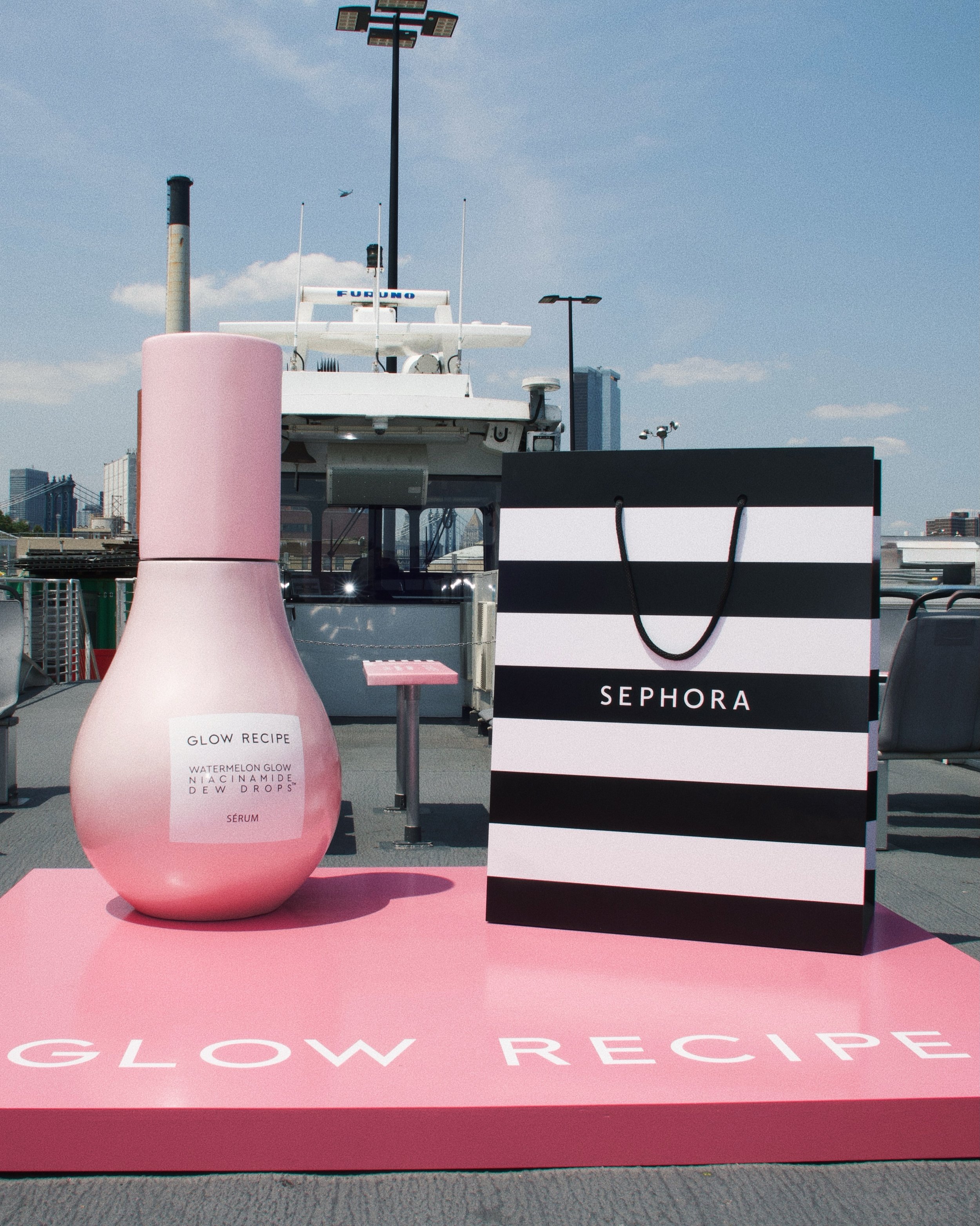 NYC Ferry x Glow Recipe