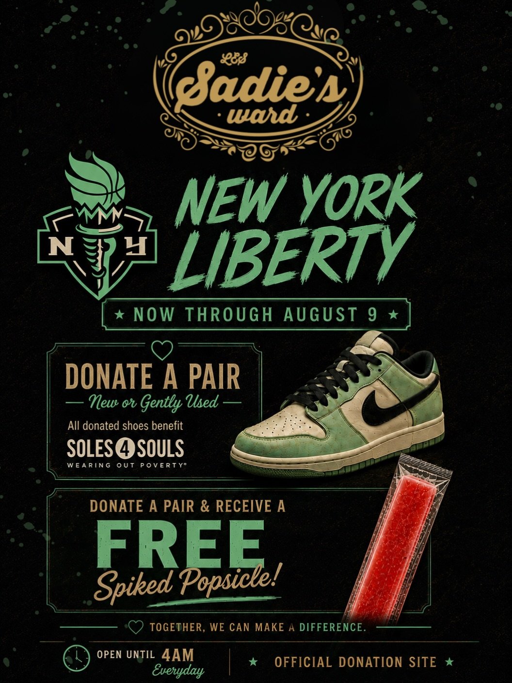 Sadie's Ward Shoe Donation Giveaway