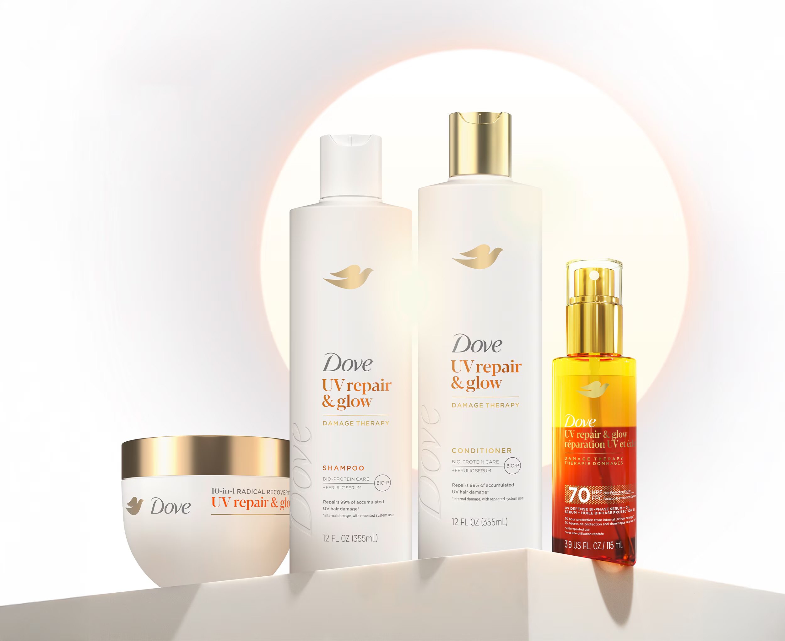 Dove UV Hair Rescue Experience