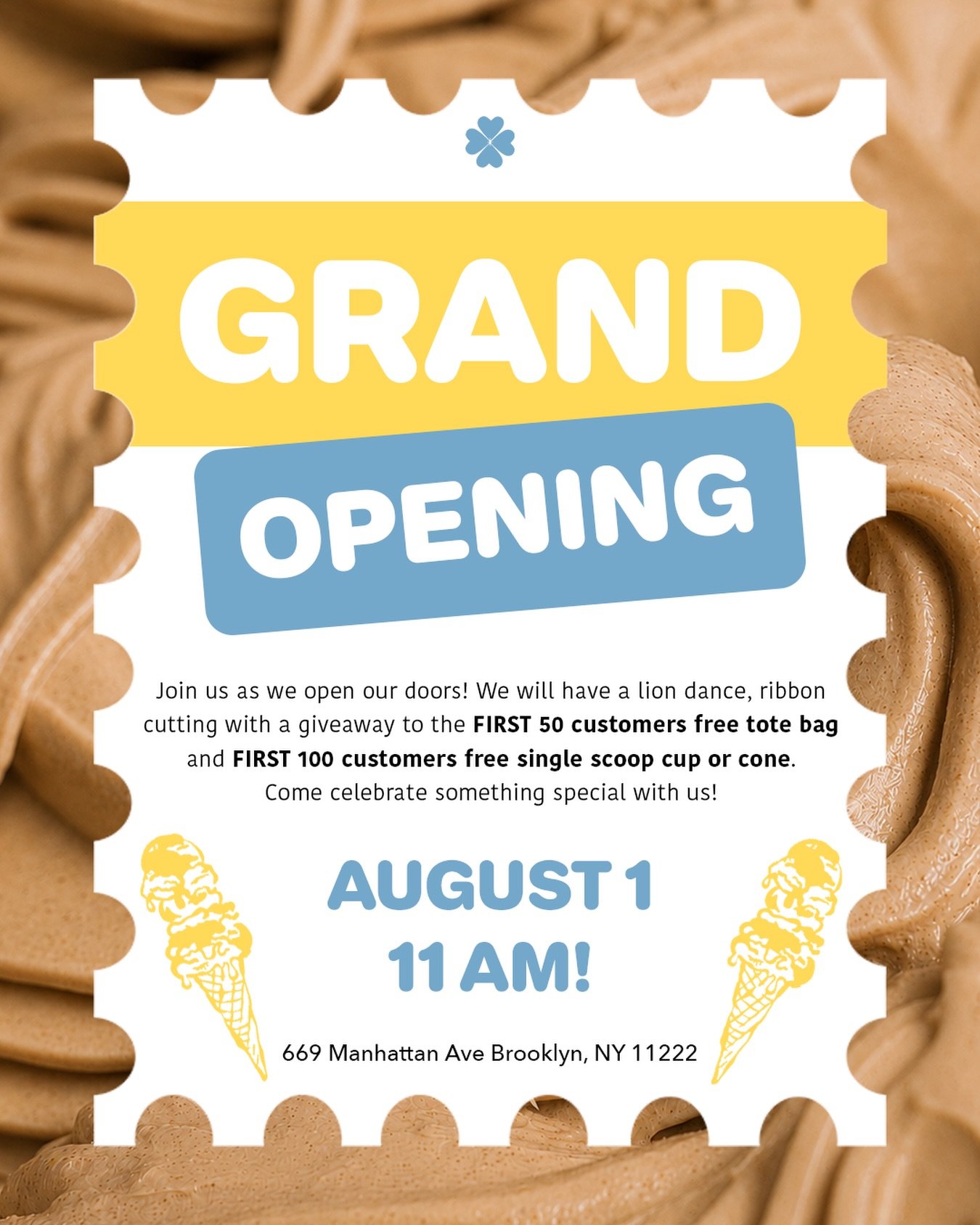 Lucky Creamery Grand Opening