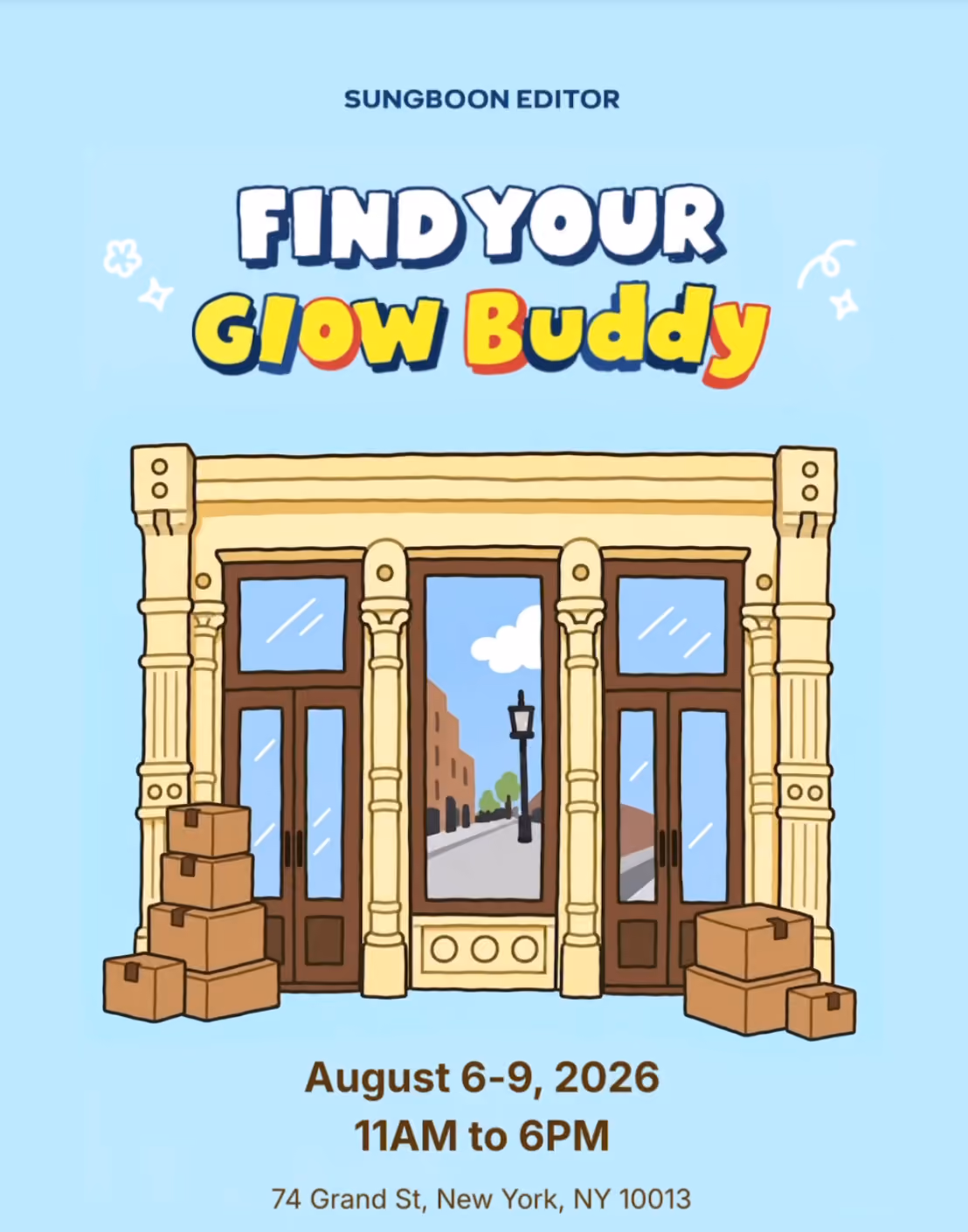 Sungboon Editor Glow Buddy Pop-Up