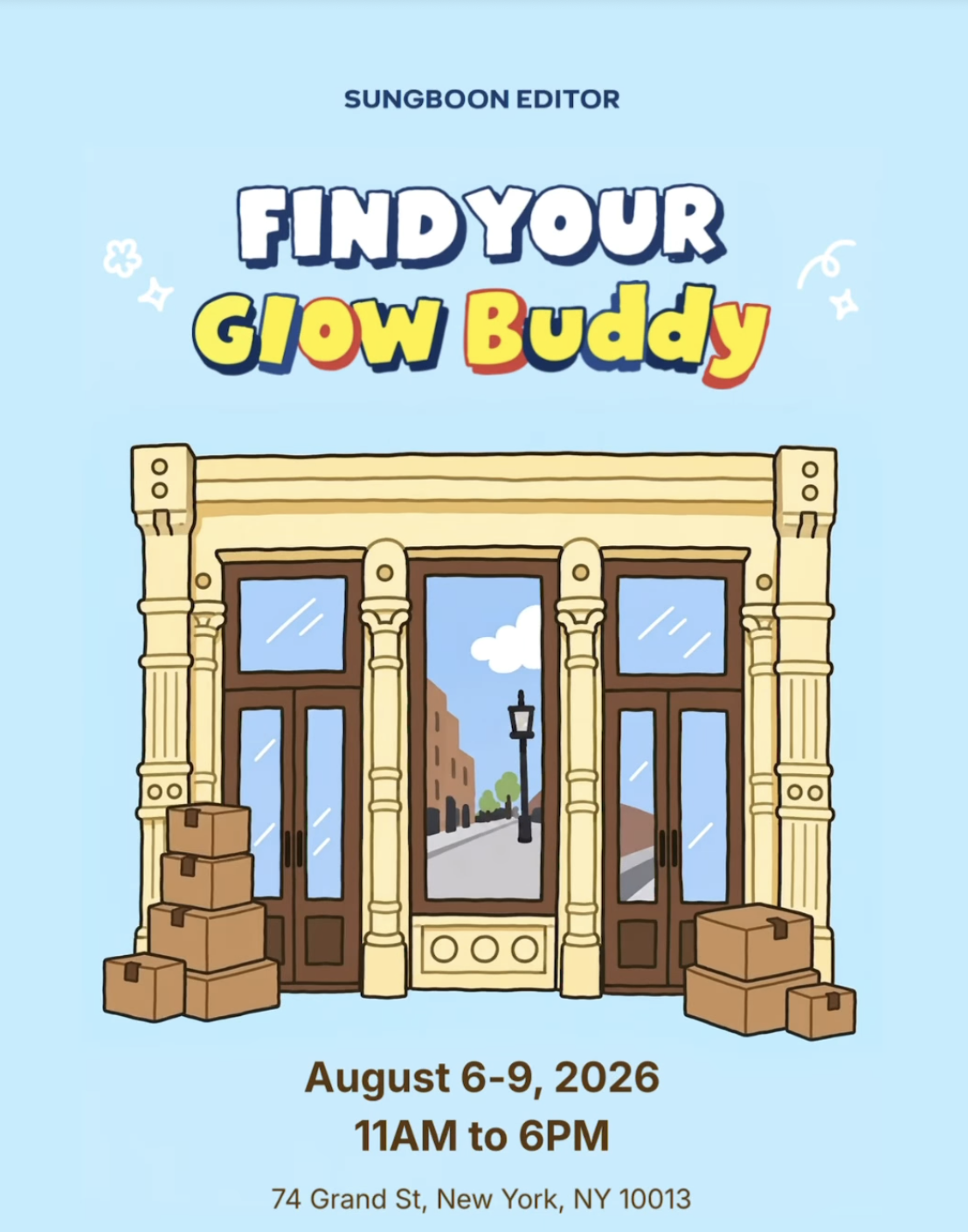 Sungboon Editor Glow Buddy Pop-Up