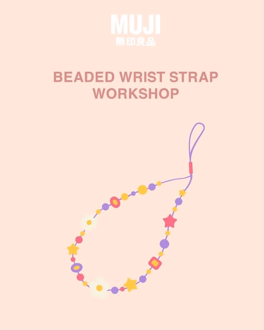 Muji Beaded Wrist Strap Workshop
