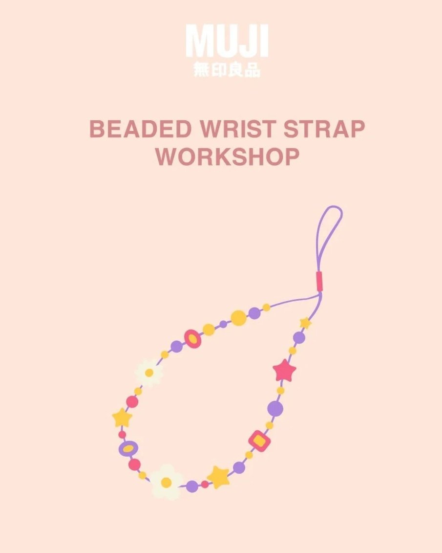 Muji Beaded Wrist Strap Workshop