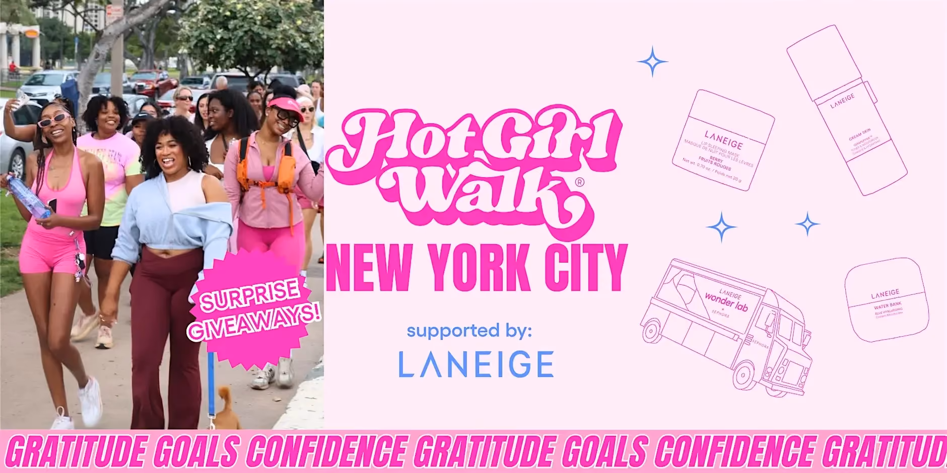 Hot Girl Walk x Laneige