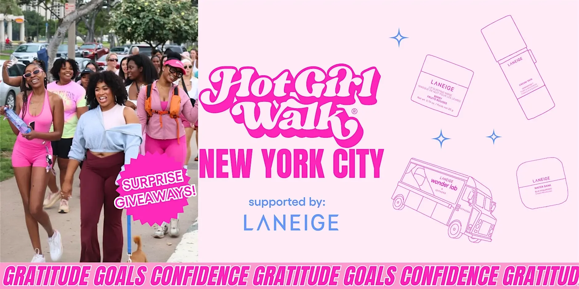 Hot Girl Walk x Laneige
