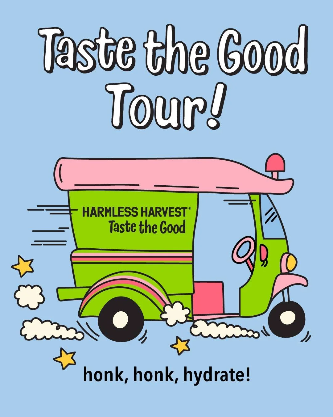 Harmless Harvest Taste the Good Tour