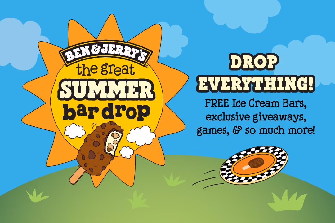 Ben & Jerry's Great Summer Bar Drop