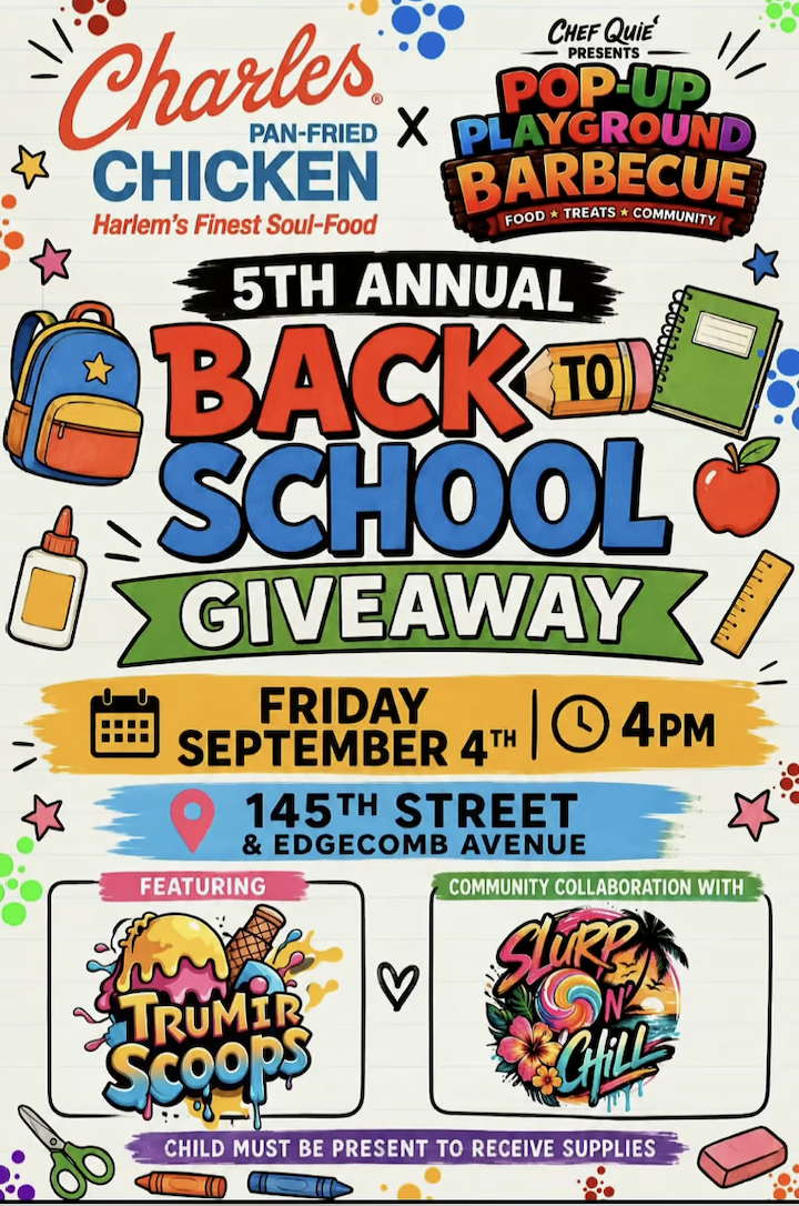Charles Pan Fried Chicken 5th Annual Back to School Giveaway