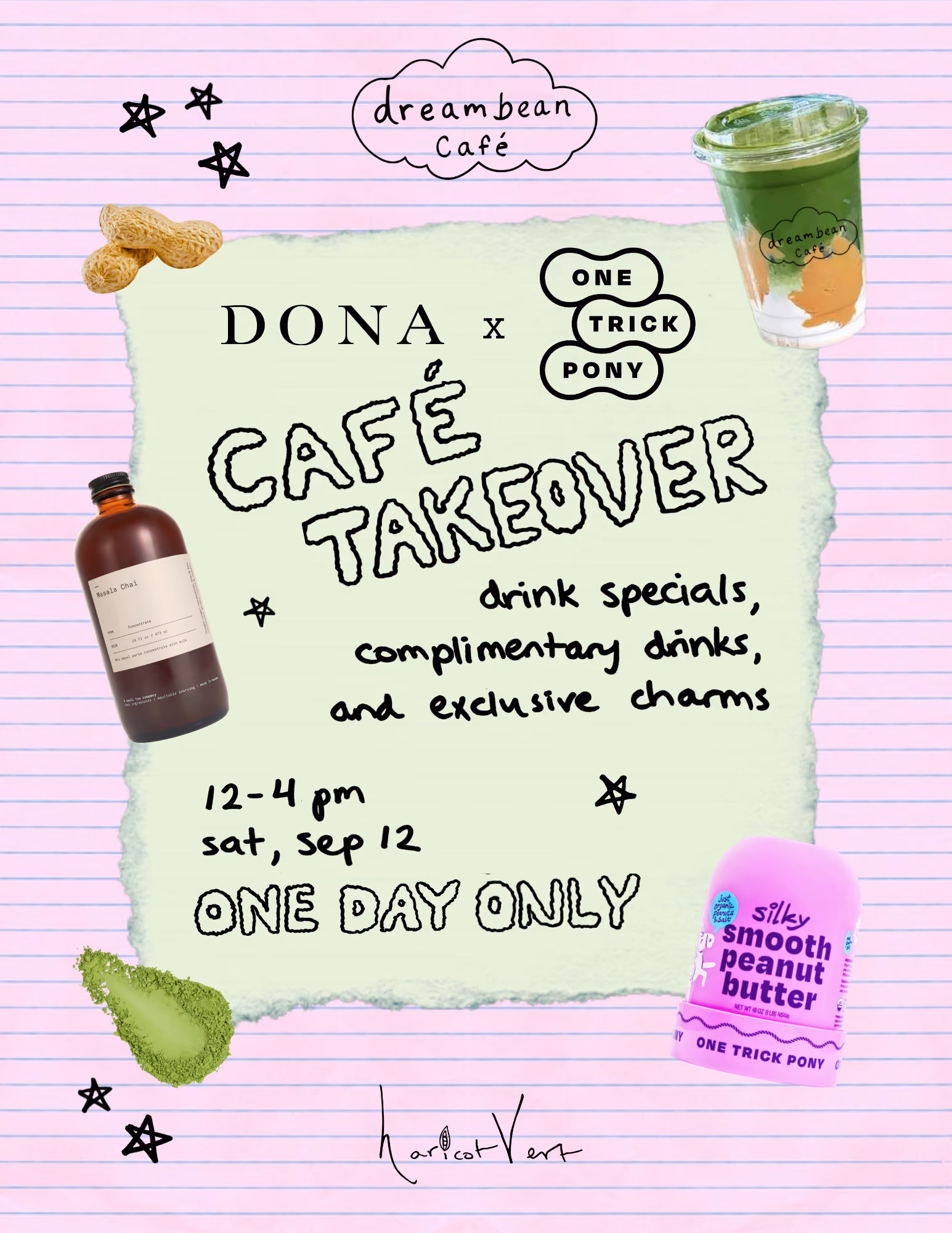 Dona x One Trick Pony cafe takeover at Dreambean