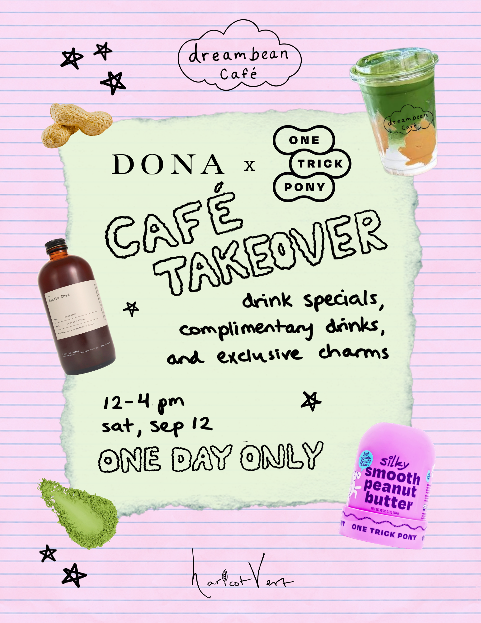 Dona x One Trick Pony cafe takeover at Dreambean
