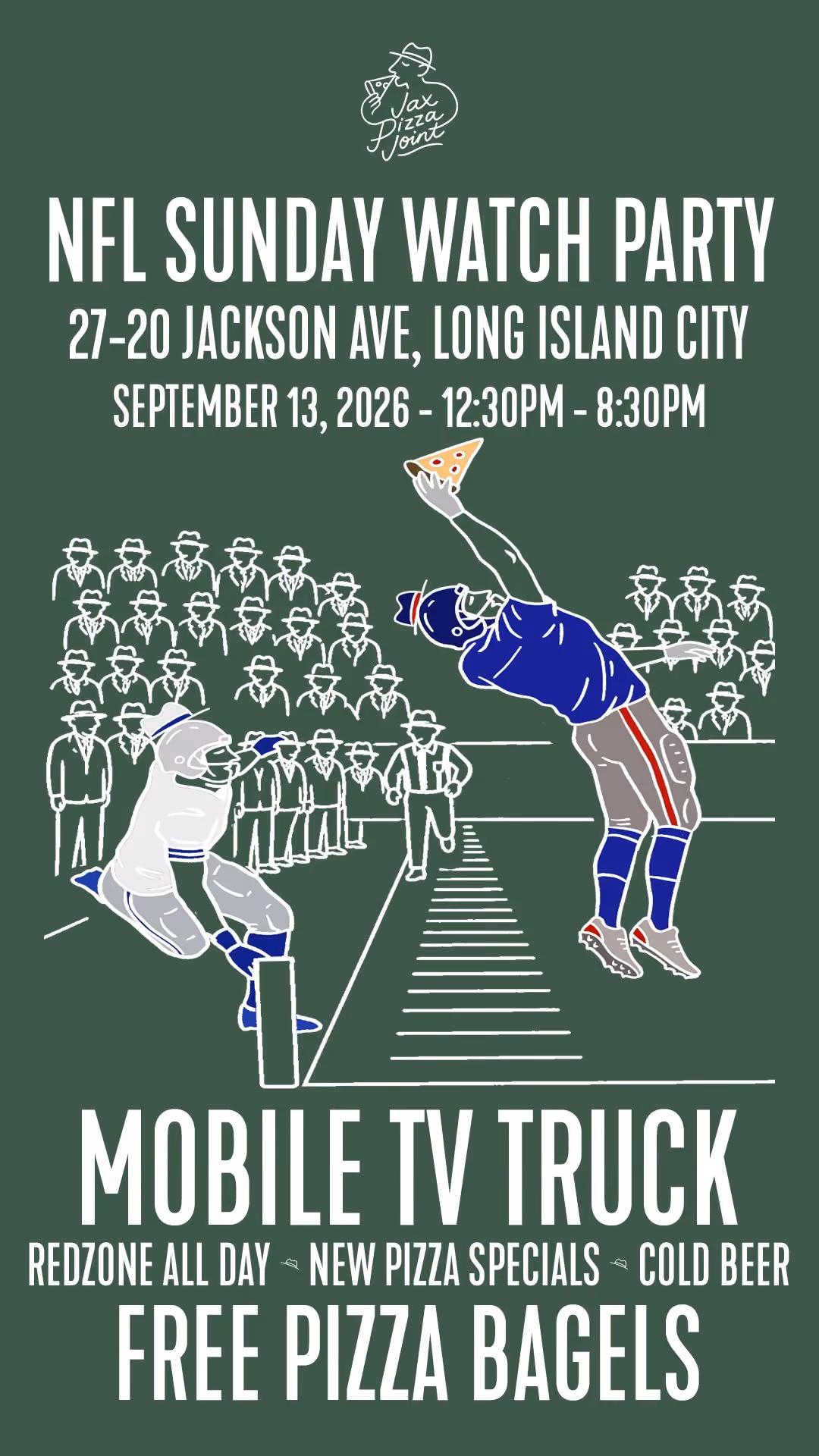 Jax Pizza Joint NFL Watch Party
