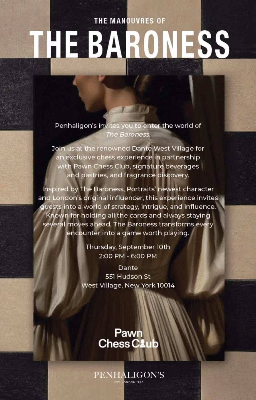 Penhaligon’s x Pawn Chess Club