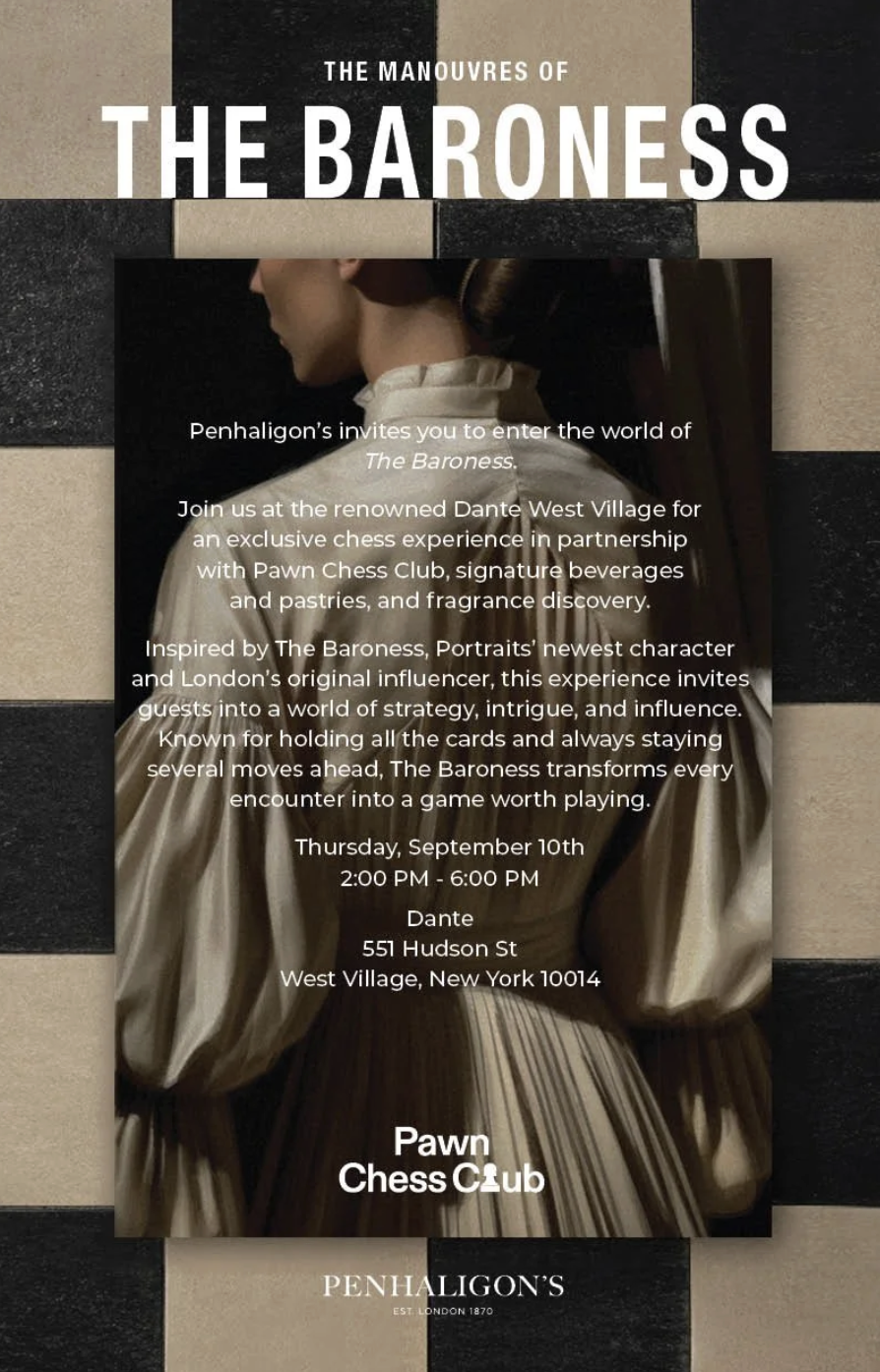 Penhaligon’s x Pawn Chess Club