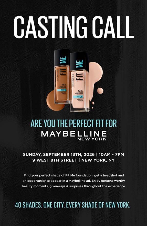 Maybelline Fit Me Casting Call Experience