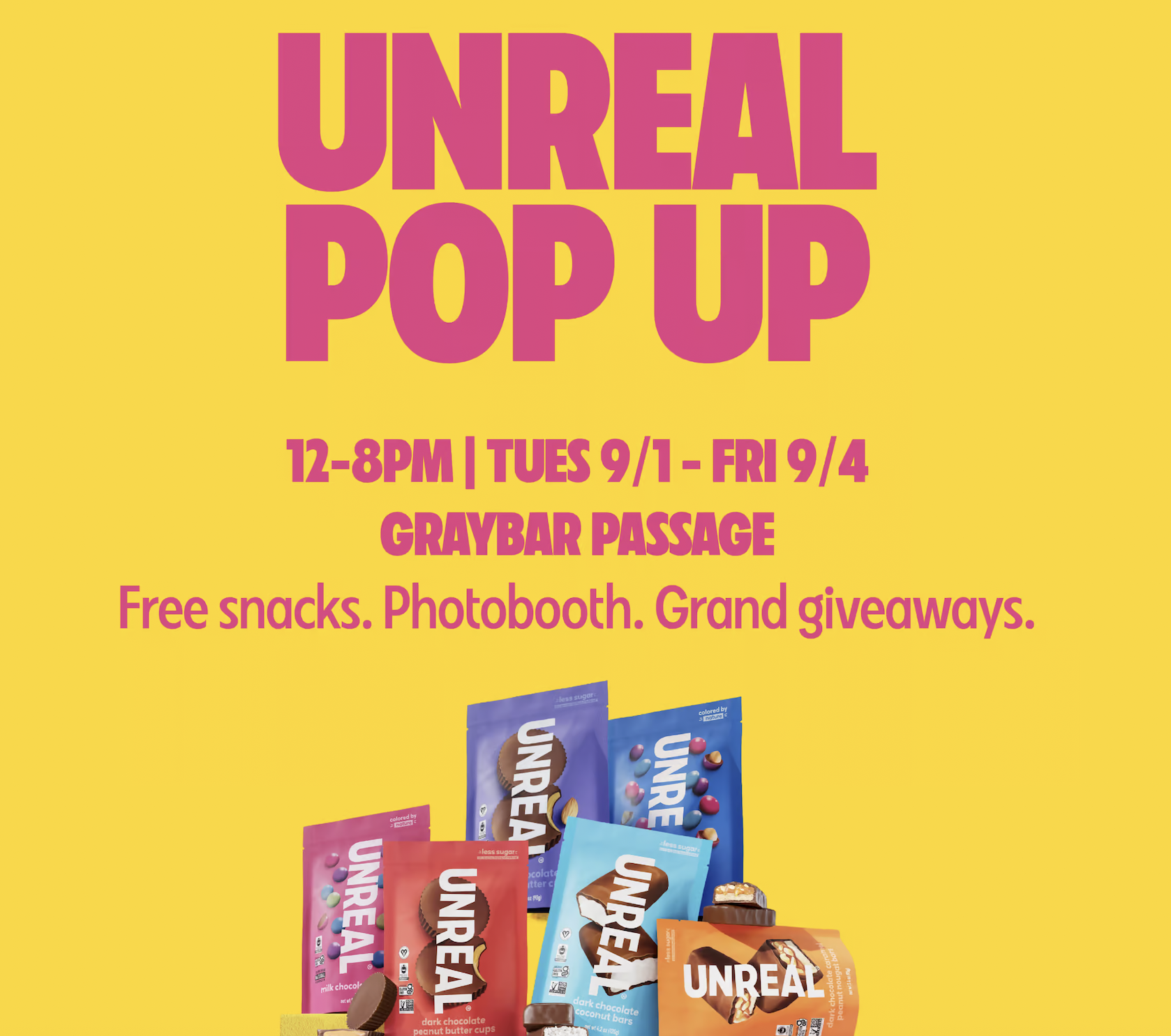 UNREAL Snacks Pop-Up