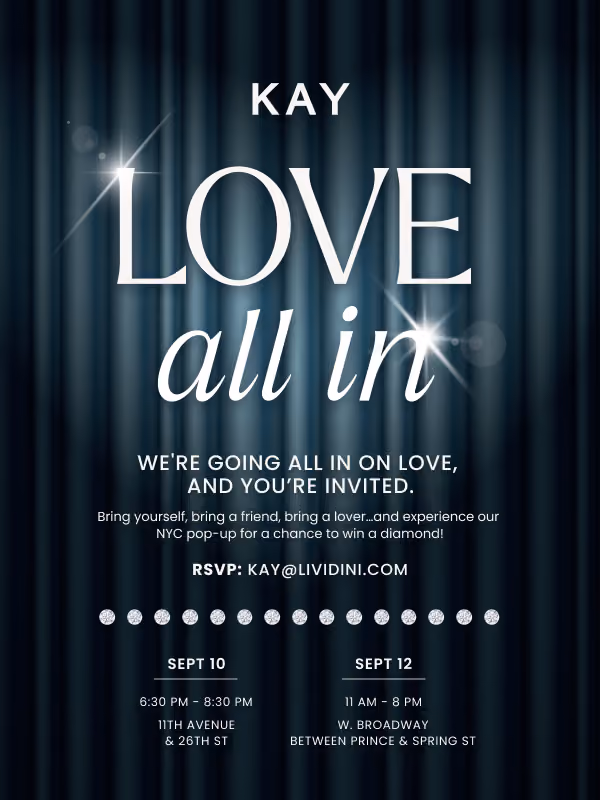 KAY Jewelers Love All In Mobile Pop-Up