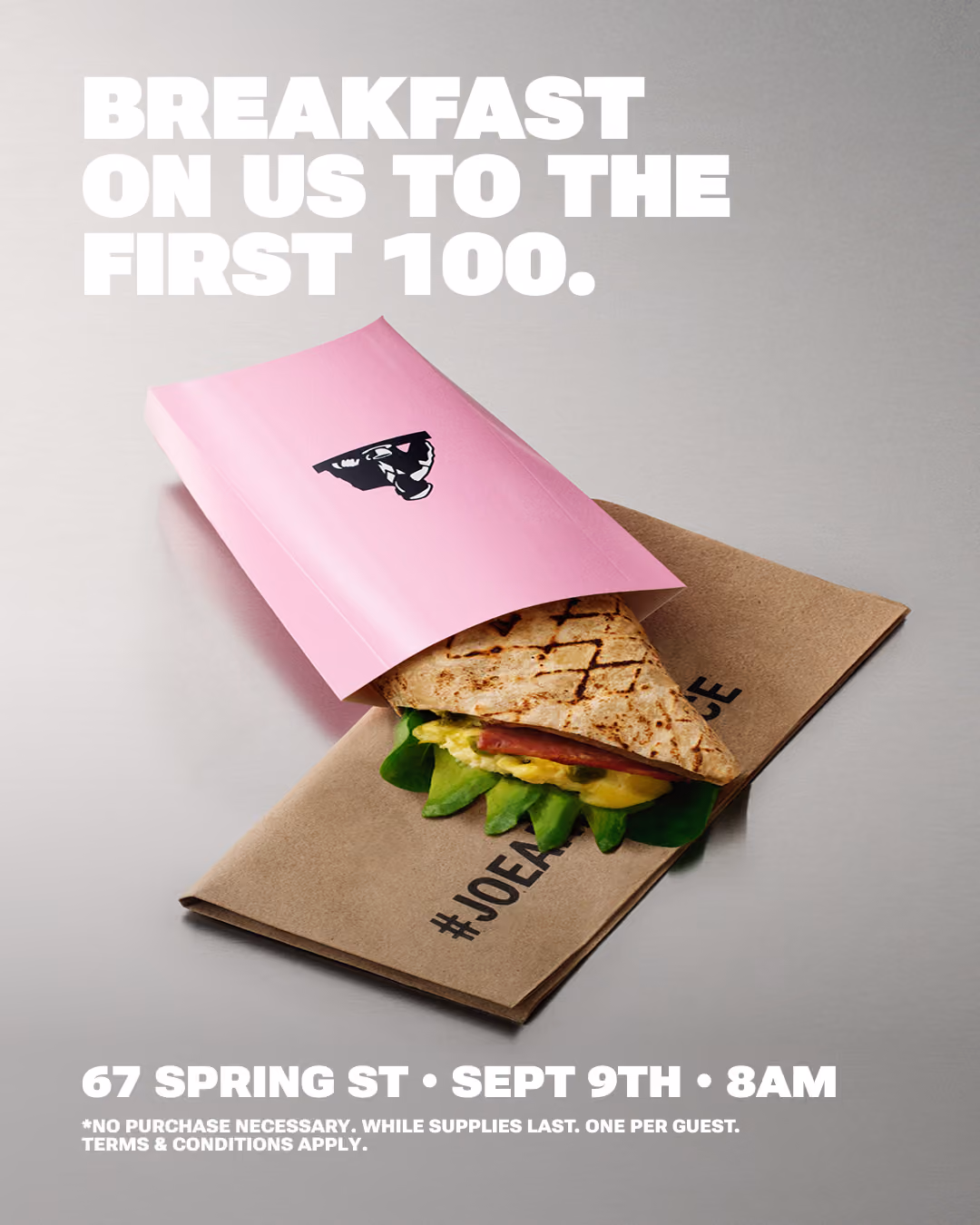 Joe & The Juice Breakfast Launch