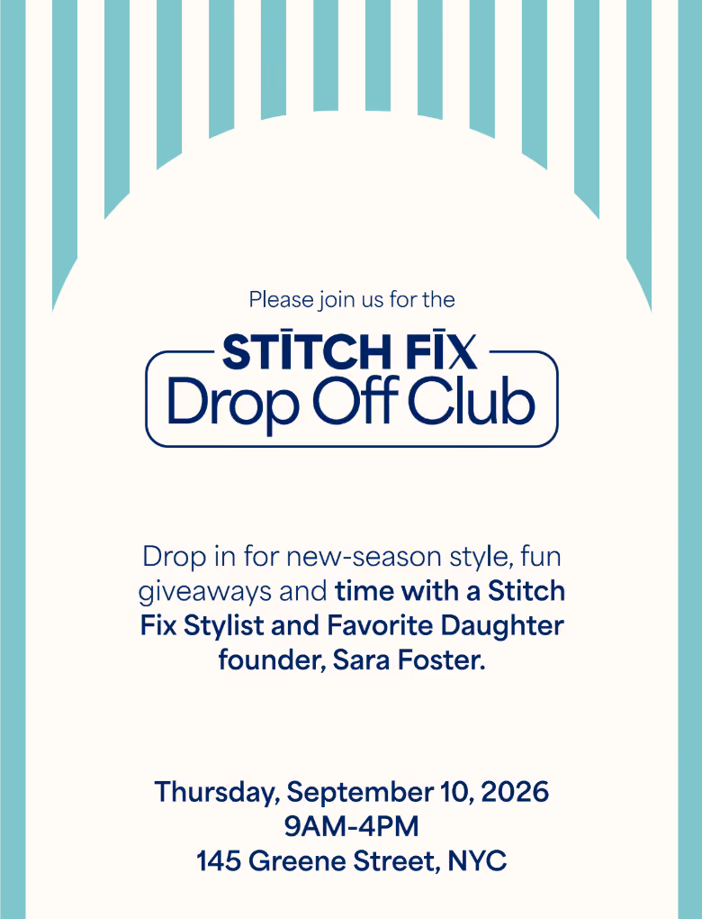Stitch Fix Drop Off Club