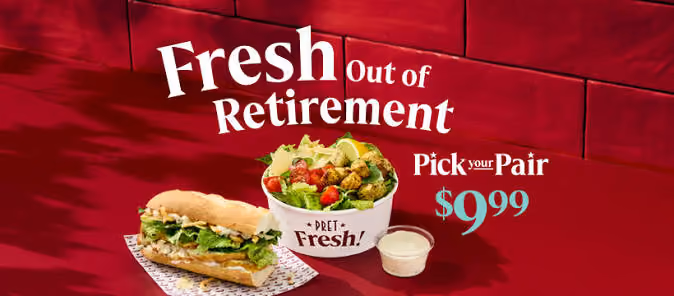 Pret A Manger Fresh Out of Retirement