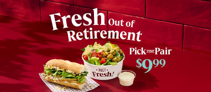 Pret A Manger Fresh Out of Retirement