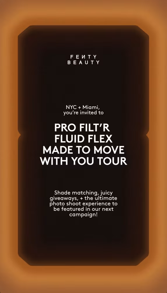 Fenty Beauty Fluid Flex NYC Pop Up