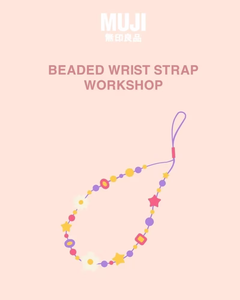 Muji Beaded Wrist Strap Workshop