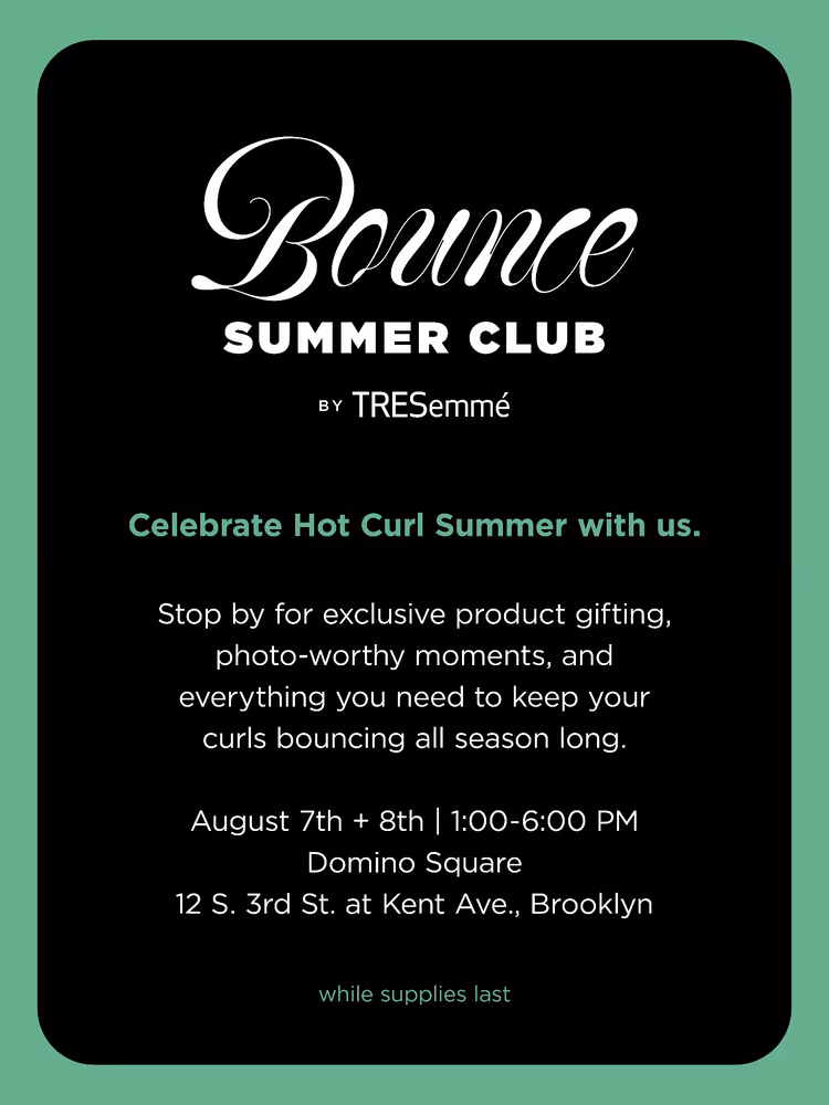 TRESemmé Bounce Summer Club