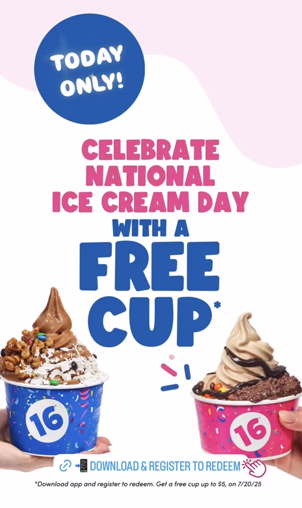 16 Handles Free Froyo