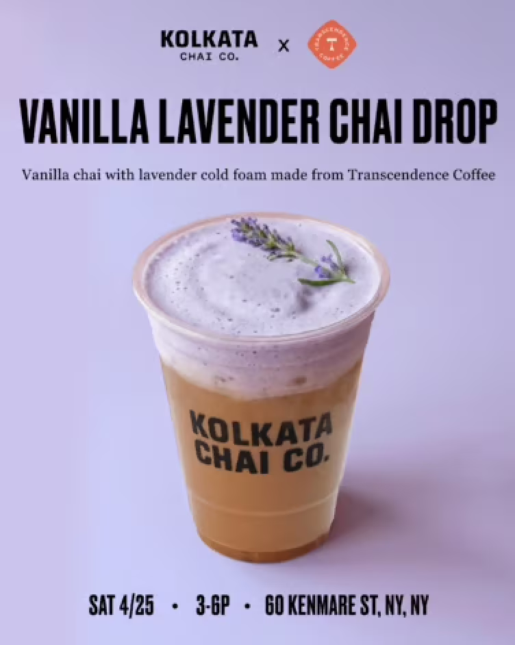 Kolkata Vanilla Lavender Chai Drop