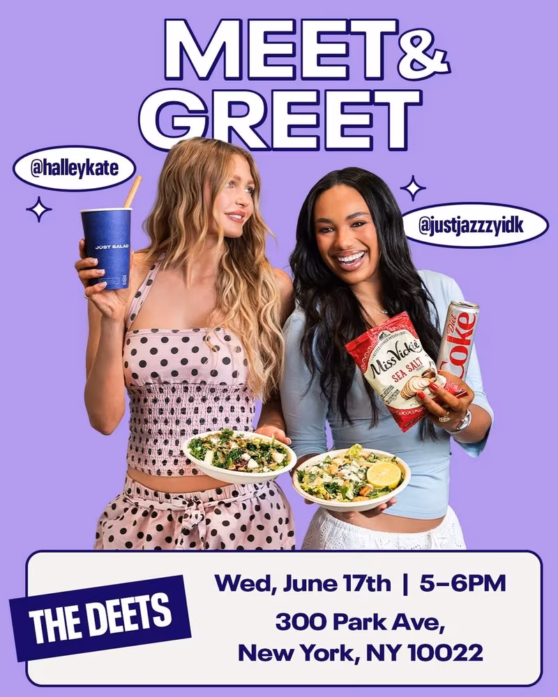 Halley & Jaz Just Salad Meet & Greet