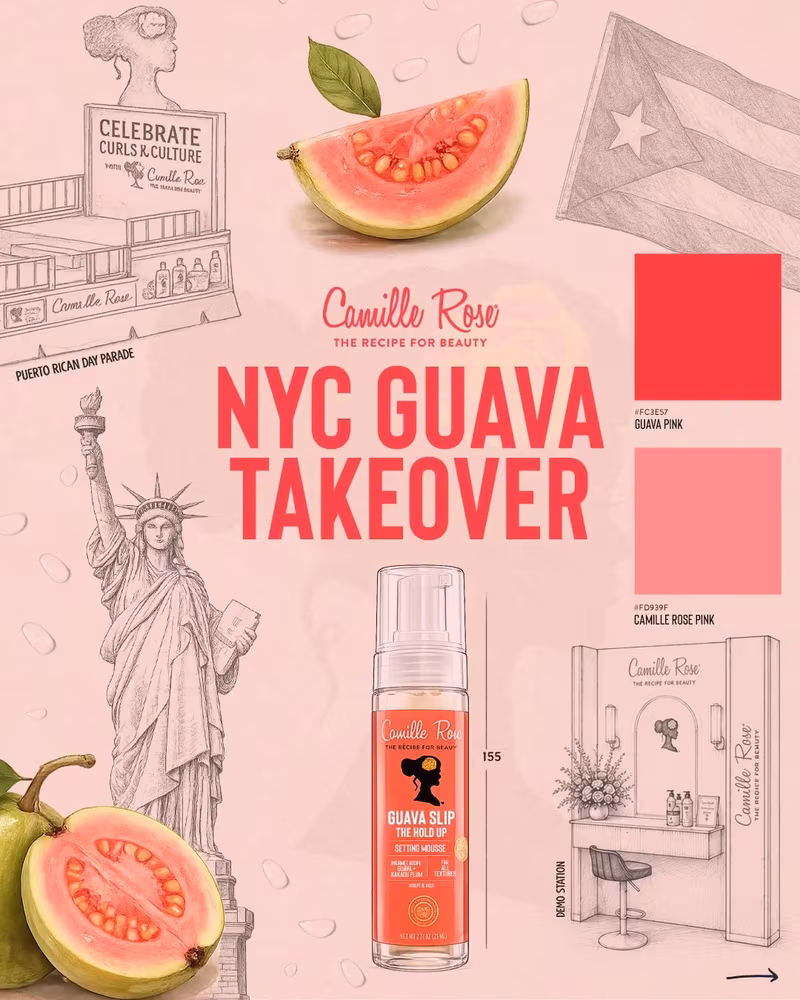 Camille Rose NYC Guava Takeover
