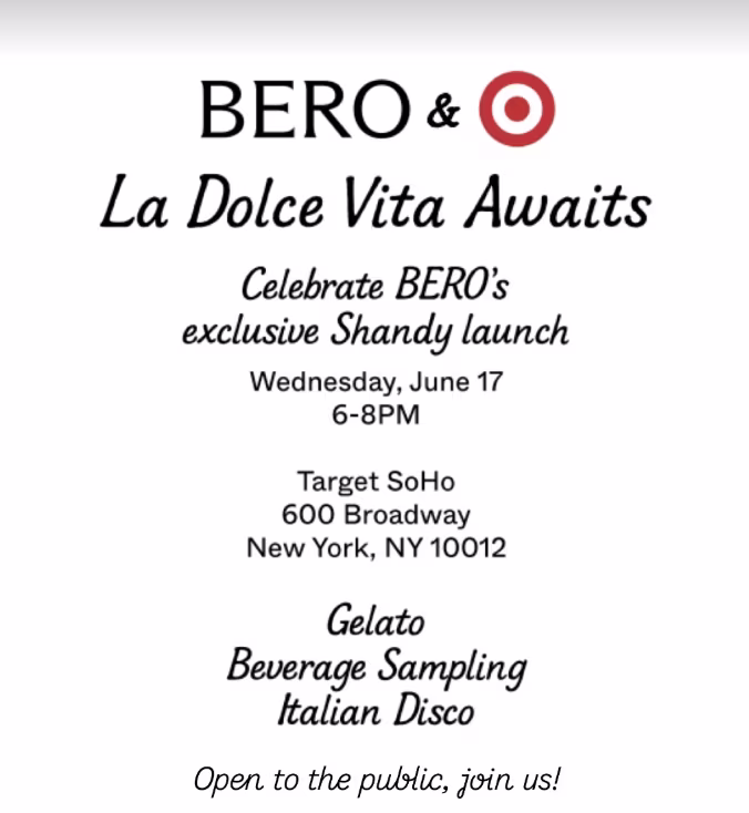 Bero Shandy Launch Party
