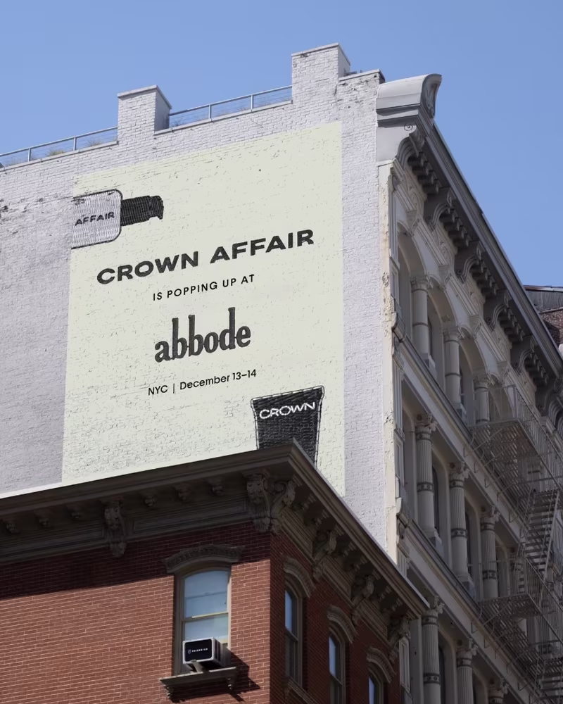 Crown Affair x abbode Pop-Up