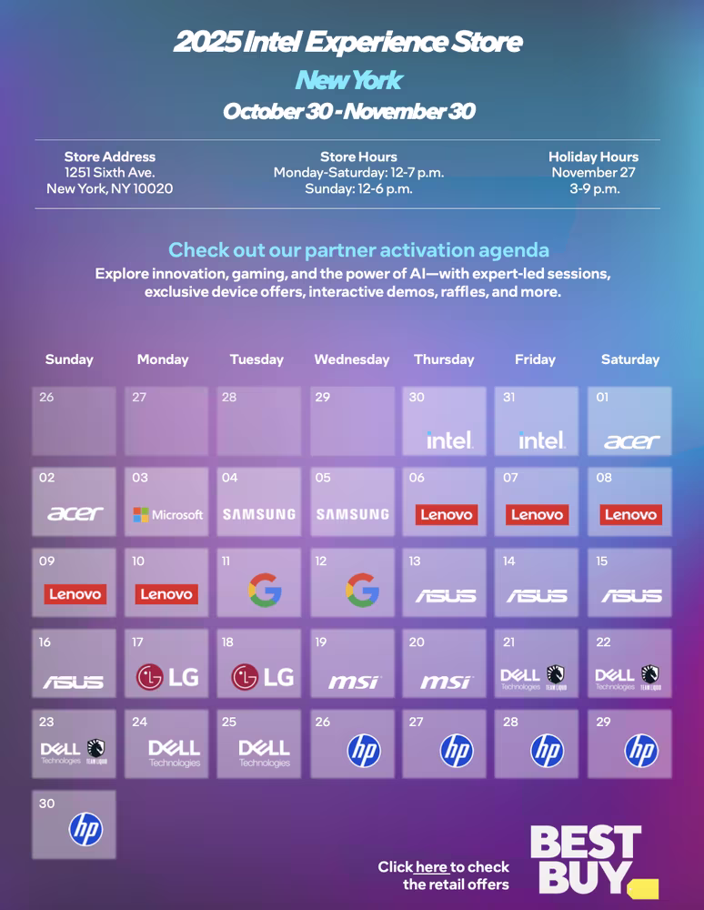 Intel Experience Store