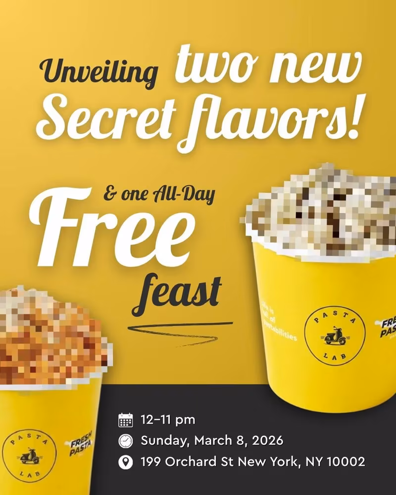 Pasta Lab Tasting Event