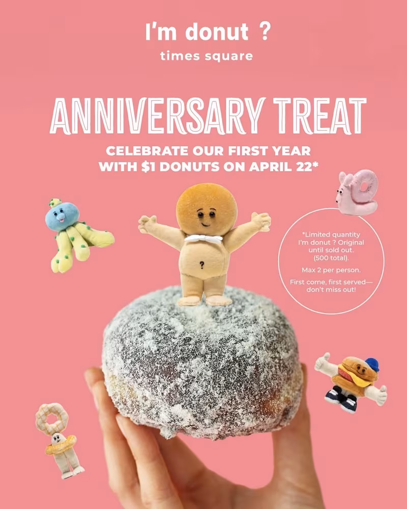 I'm Donut One Year Anniversary