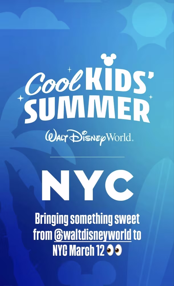 Walt Disney World Cool Kids Summer
