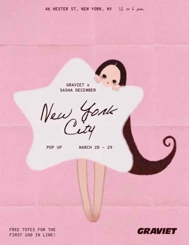 Graviet x Sasha December NYC Pop-Up