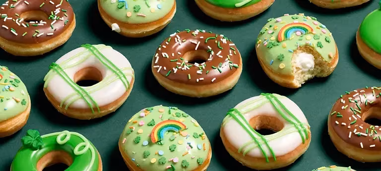 Krispy Kreme St. Patrick's Day Free Green Doughnut