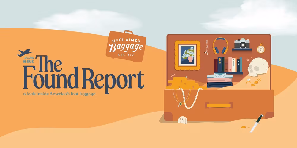 Unclaimed Baggage Found Report Pop-Up