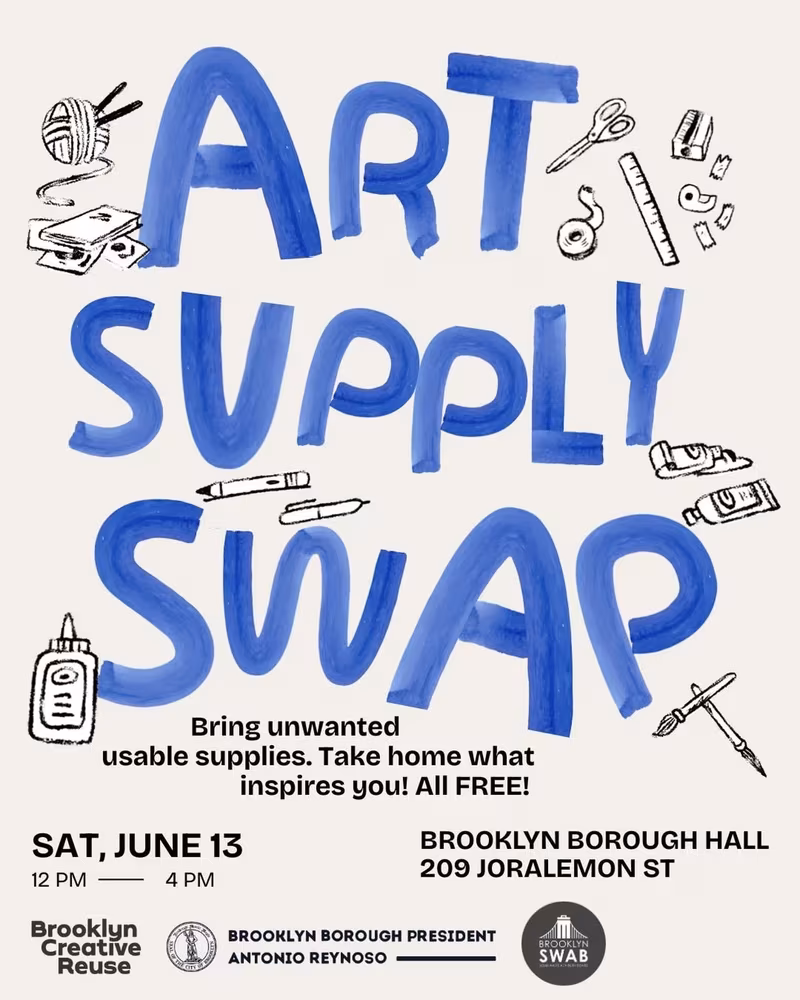 Brooklyn Wide Art Supply Swap