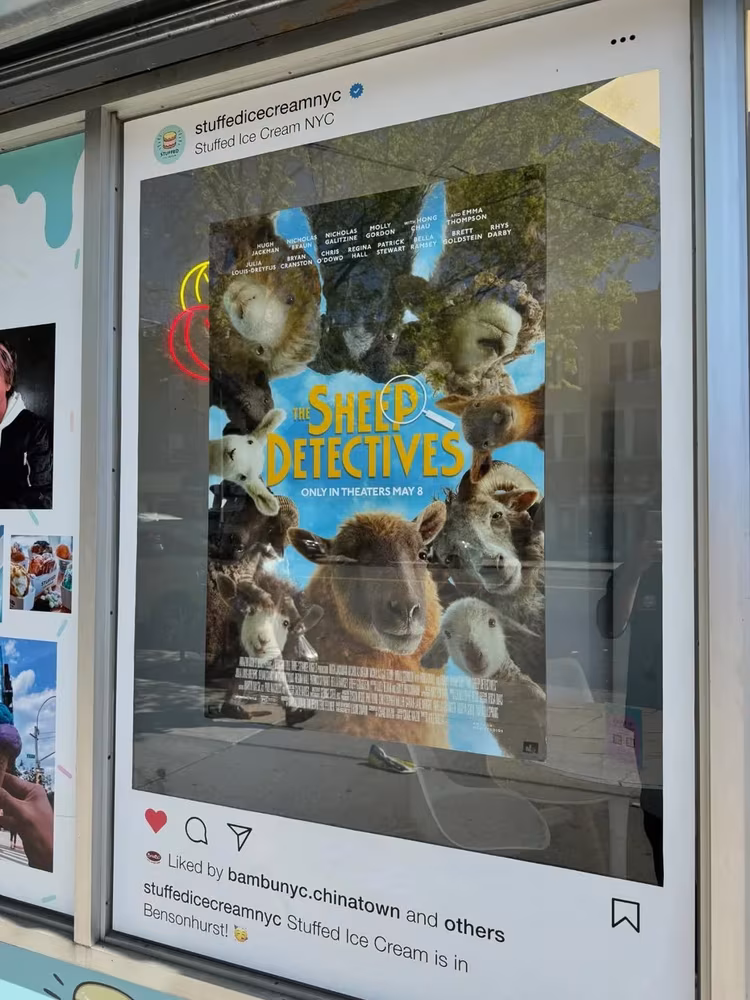 The Sheep Detectives x Stuffed Ice Cream NYC