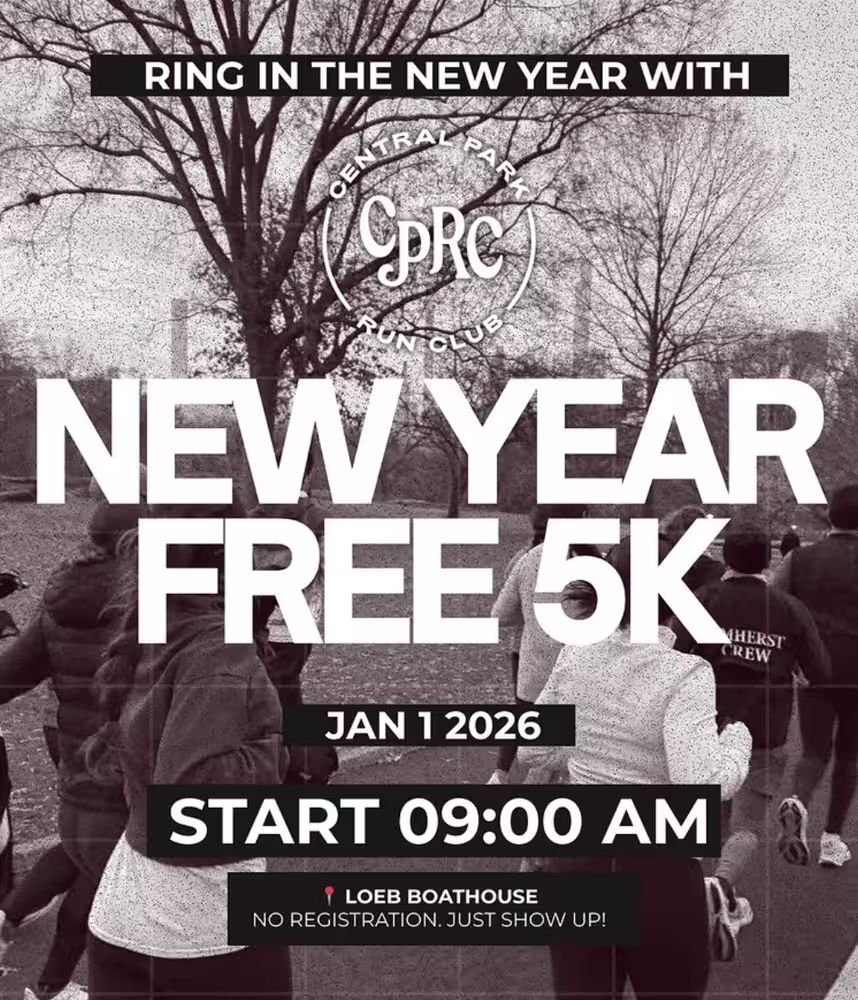 Central Park Run Club 2026 New Years 5K