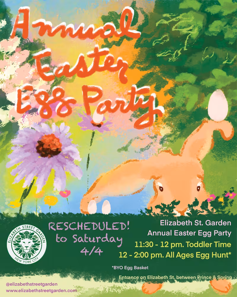 Elizabeth Stret Garden Annual Easter Egg Party
