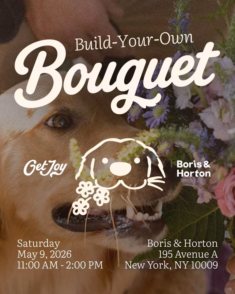 Get Joy x Boris and Borton Dog Mom Day Celebration