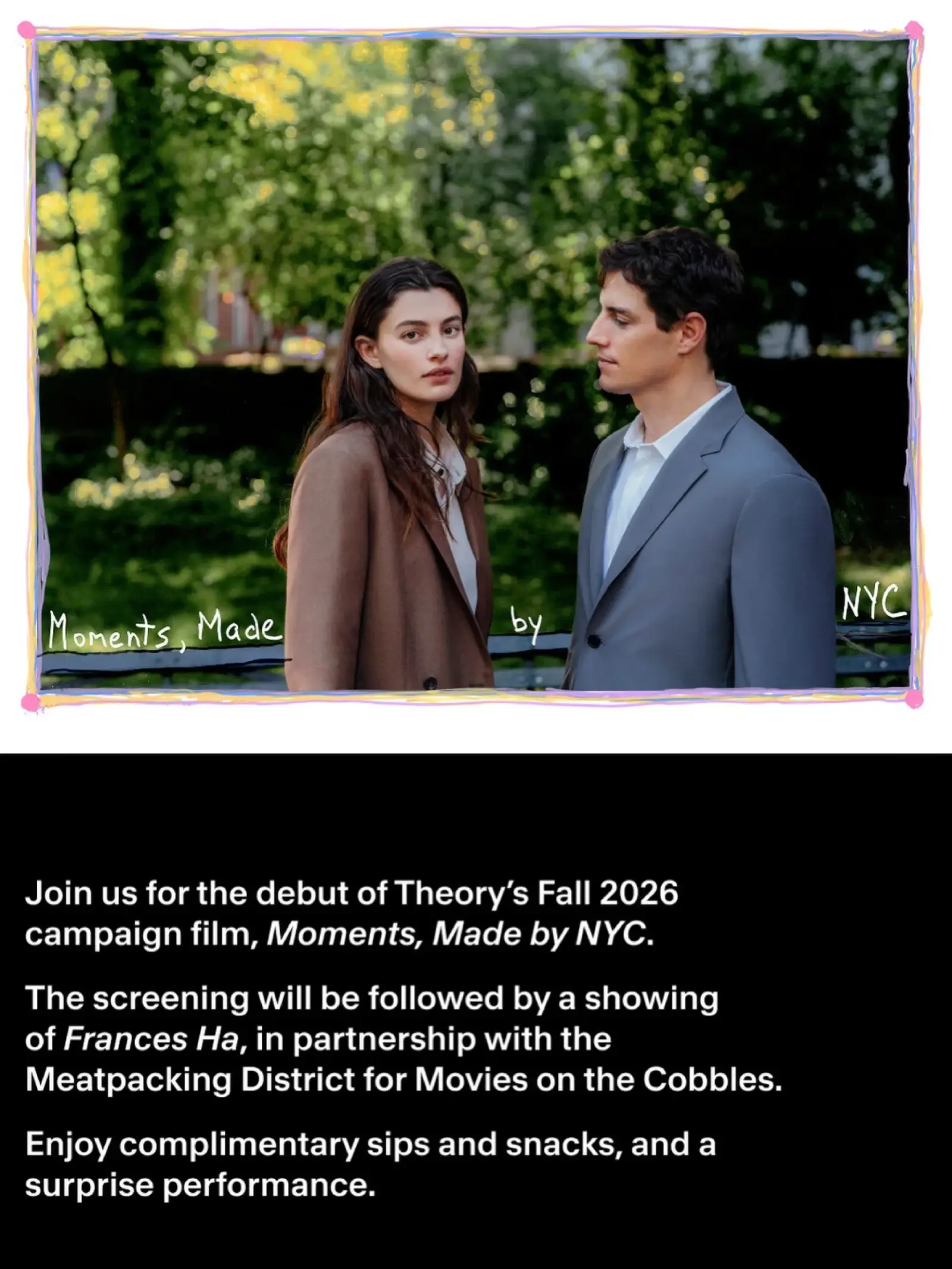 Movies on the Cobbles with Theory