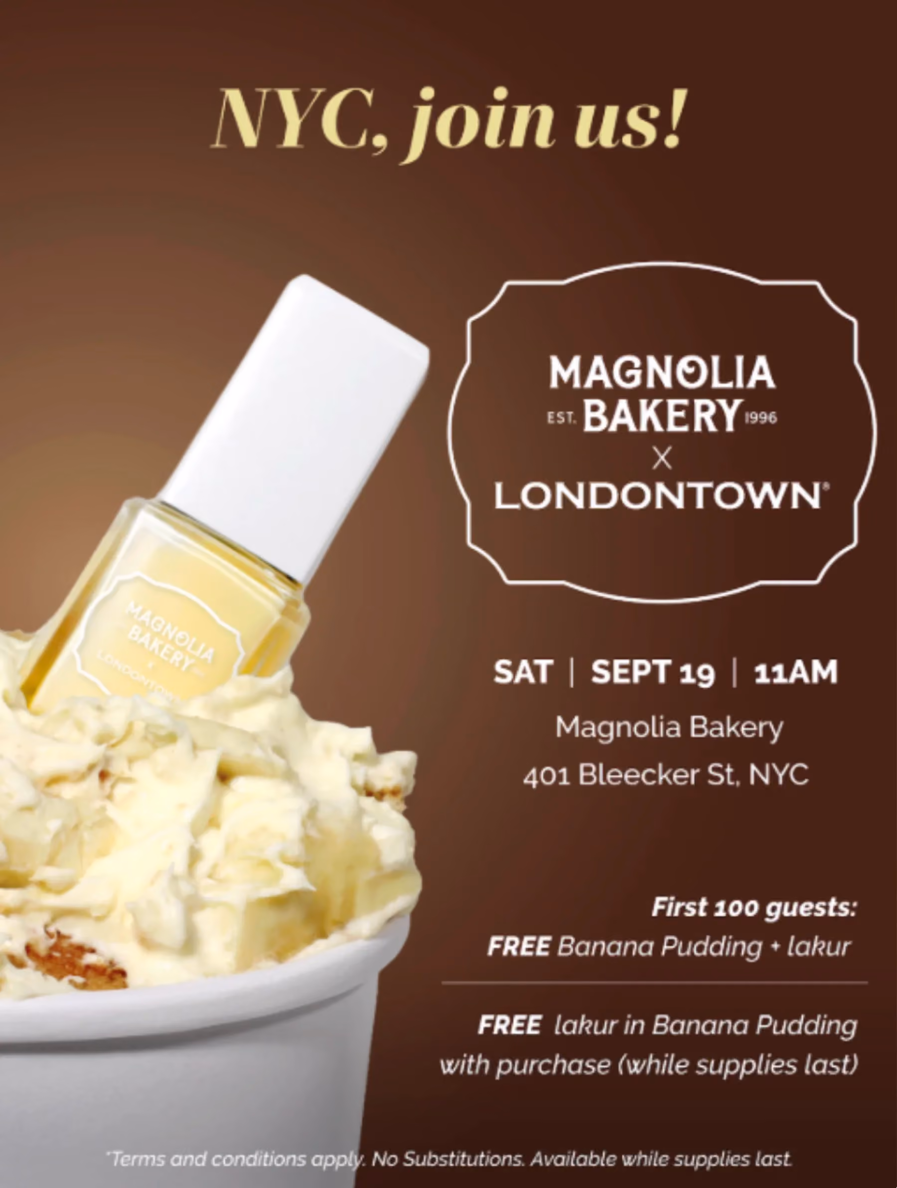 Londontown USA x Magnolia Bakery
