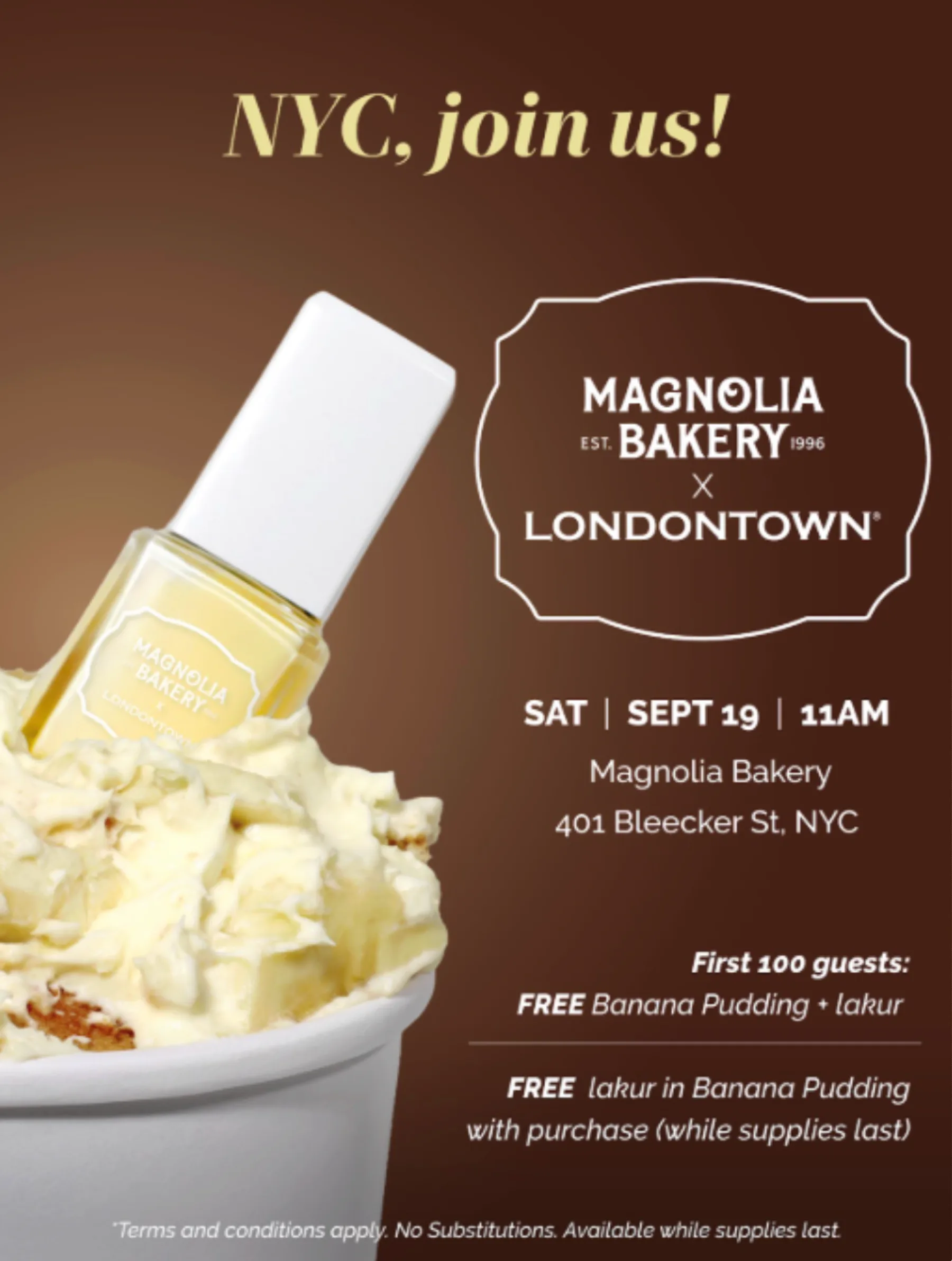 Londontown USA x Magnolia Bakery
