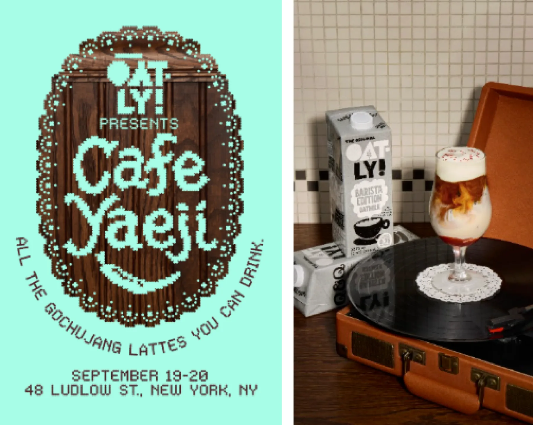 Oatly presents Cafe Yaeji